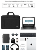 Bolsa para Notebook, Capa Protetora, Bolsa de Ombro para M3 M4 14 15 15.6 17 Polegadas Macbook Air Pro 13.3 Huawei Asus Dell Pastas para Notebook