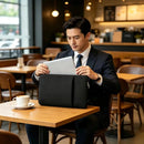 Bolsa interna para laptop com espuma resistente a impactos, compatível com MacBook de 13 a 16 polegadas.