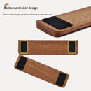 Apoio de pulso para teclado em madeira de nogueira, almofada de apoio para as mãos, almofada ergonômica para teclado mecânico de 87/98/104/108 teclas, adequada para vários tamanhos, personalizável.