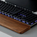 Apoio de pulso para teclado em madeira de nogueira, almofada de apoio para as mãos, almofada ergonômica para teclado mecânico de 87/98/104/108 teclas, adequada para vários tamanhos, personalizável.