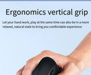 Mouse RGB vertical com fio para destros, mouse gamer ergonômico de 1600 DPI, USB óptico, confortável para o pulso, para PC.