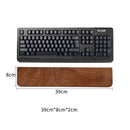 Apoio de pulso para teclado em madeira de nogueira, almofada de apoio para as mãos, almofada ergonômica para teclado mecânico de 87/98/104/108 teclas, adequada para vários tamanhos, personalizável.