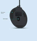 Mouse RGB vertical com fio para destros, mouse gamer ergonômico de 1600 DPI, USB óptico, confortável para o pulso, para PC.