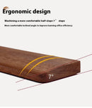 Apoio de pulso para teclado em madeira de nogueira, almofada de apoio para as mãos, almofada ergonômica para teclado mecânico de 87/98/104/108 teclas, adequada para vários tamanhos, personalizável.