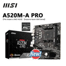 Nova placa-mãe MSI A520M A PRO Micro ATX AMD A520 DDR4 M.2 USB3.2 STAT 3.0 SSD/64G, com excelente suporte para processadores desktop R9 e soquete AM4.