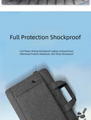 Bolsa para Notebook, Capa Protetora, Bolsa de Ombro para M3 M4 14 15 15.6 17 Polegadas Macbook Air Pro 13.3 Huawei Asus Dell Pastas para Notebook
