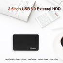 Gabinete para HDD de 2,5" SATA para USB 3.0, portátil, para armazenamento externo de SSD, com cabo USB 3.0 incluso, em ABS.