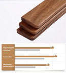 Apoio de pulso para teclado em madeira de nogueira, almofada de apoio para as mãos, almofada ergonômica para teclado mecânico de 87/98/104/108 teclas, adequada para vários tamanhos, personalizável.