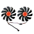Refrigeração para placa de vídeo XFX RX 590 580 VGA FDC10U12S9-C CF1010U12S 95mm RX580 RX590 GME GPU V
