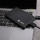 Gabinete para HDD de 2,5" SATA para USB 3.0, portátil, para armazenamento externo de SSD, com cabo USB 3.0 incluso, em ABS.