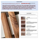 Apoio de pulso para teclado em madeira de nogueira, almofada de apoio para as mãos, almofada ergonômica para teclado mecânico de 87/98/104/108 teclas, adequada para vários tamanhos, personalizável.
