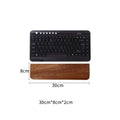 Apoio de pulso para teclado em madeira de nogueira, almofada de apoio para as mãos, almofada ergonômica para teclado mecânico de 87/98/104/108 teclas, adequada para vários tamanhos, personalizável.
