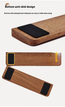 Apoio de pulso para teclado em madeira de nogueira, almofada de apoio para as mãos, almofada ergonômica para teclado mecânico de 87/98/104/108 teclas, adequada para vários tamanhos, personalizável.