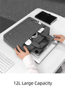 Bolsa para Notebook, Capa Protetora, Bolsa de Ombro para M3 M4 14 15 15.6 17 Polegadas Macbook Air Pro 13.3 Huawei Asus Dell Pastas para Notebook